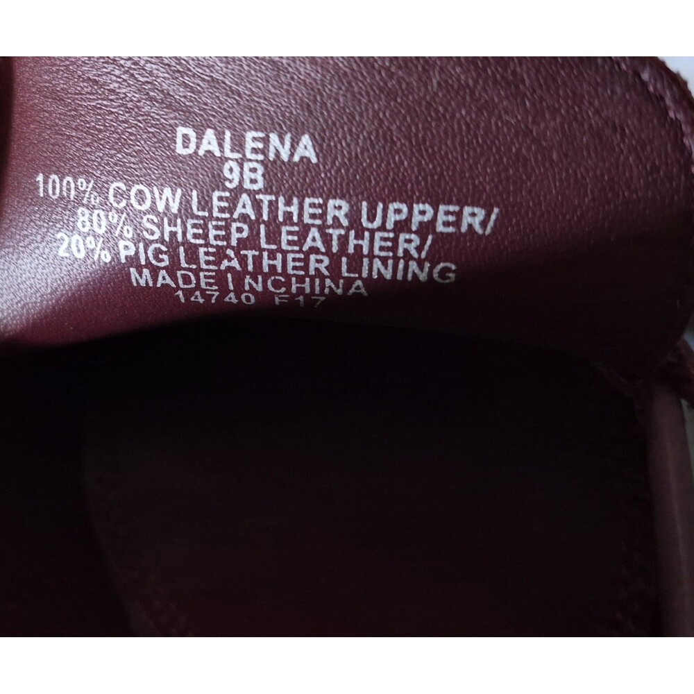 VINTAGE RARE NWT Ralph Lauren Red Leather Heels Pumps / Oxfords Size US 9B - Picture 5 of 7
